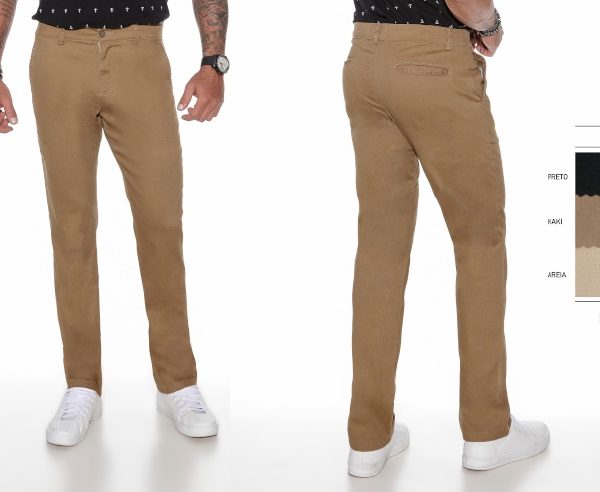 Calça Casual Tradicional