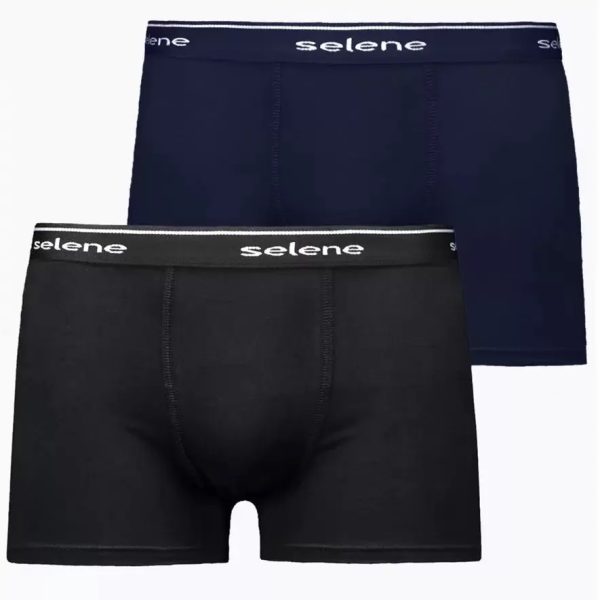 Cuecas Boxer Cotton - Kit Com 2 Unidades