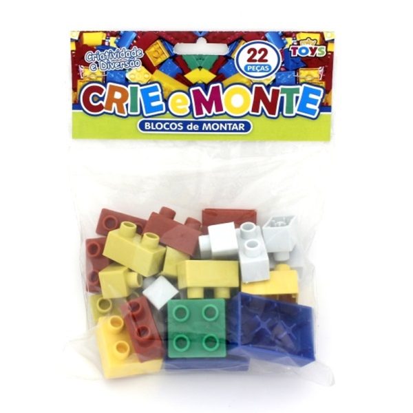 Crie E Monte Com 22 Peças